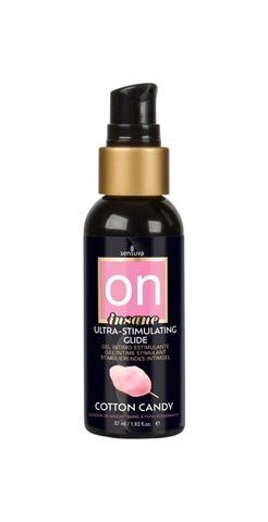 Збуджувальна змазка на гібридній основі Sensuva Ultra-Stimulating On Insane Cotton Candy (57 мл) SO7841 фото