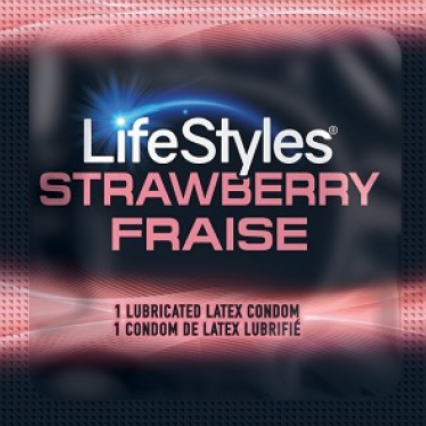 LifeStyles Strawberry - кольорові, ароматизовані MM0543 фото