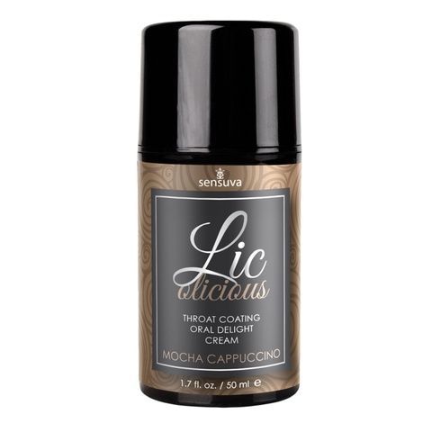 Гель для мінету Sensuva Lic-o-licious Cappuccino (50 мл), оліїстий, без цукру SO3530 фото