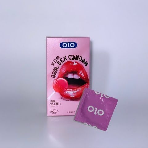 OLO Ultrathin Oral Sex, аромат "полуниця", 10 шт. TM0000918 фото