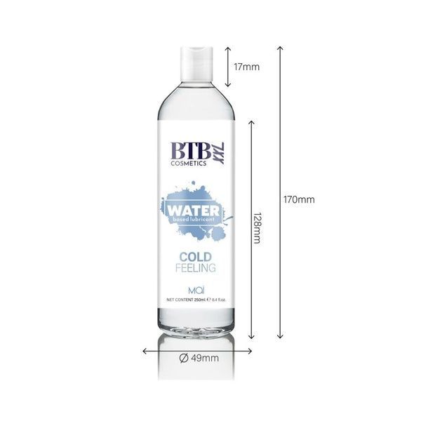 Охолоджувальна змазка на водній основі BTB COLD FEELING (250 мл) SO6566 фото