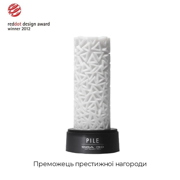 Tenga 3D Pile, Мастурбатор, дуже ніжний, з антибактеріального еластомеру зі сріблом TM0000868 фото