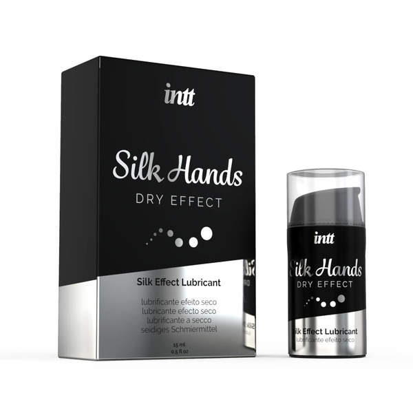 Ультрагуста силіконова змазка Intt Silk Hands (15 мл) з матовим ефектом, шовковистий ефект SO2923 фото