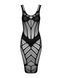 Напівпрозора сукня міді Obsessive D609 dress S/M/L, black SO7703 фото 3
