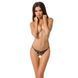 Трусики мереживні з доступом Passion Exclusive VIOLANTE THONG S/M, black PS24302 фото 7