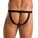 Чоловічі сліпи на шнурівці Passion 044 SLIP BEN L/XL Black, екошкіра, люверси SO7603 фото 2