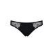 Трусики-сліпи з мереживною сіточкою Passion DINA THONG L/XL, black SO5340 фото 11