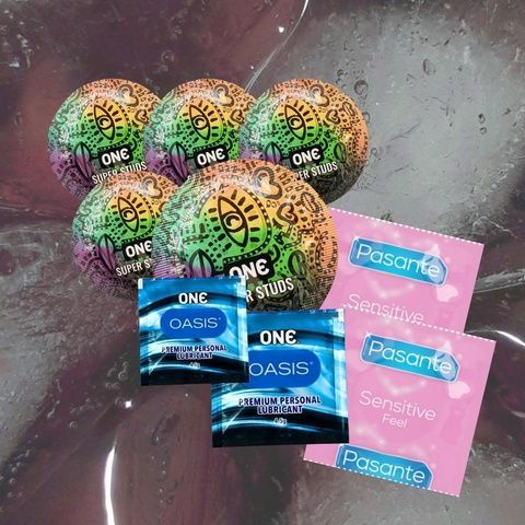 Набір ONE Super Studs 5 шт., Pasante Sensitive Feel 2 шт., ONE Oasis 4,5 г &mdash; 2 шт. MM1758 фото