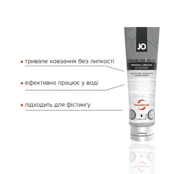 Розпродаж!!! Лубрикант System JO PREMIUM JELLY &mdash; MAXIMUM (120 мл) (термін 01.10.2023) SO1441-R фото