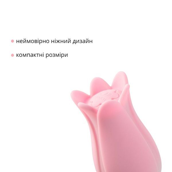 Ультразвуковий вібратор для клітора Otouch Bloom Ultrasonic Clitoris, 2 дод. насадки SO9398 фото