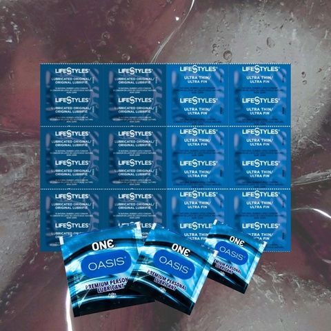 В набір входить LifeStyles Ultra Lubricated &ndash; 6 шт., ONE Oasis 3 г &ndash; 3 шт., LifeStyles Ultra Thin &ndash; 6 шт. MM1929 фото