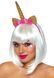 Золотий ріг єдинорога Leg Avenue Golden unicorn flower headband, прикрашений квітами SO7956 фото 2