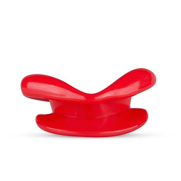 Силіконова капа-розширювач для рота у формі губ / капа-губи XOXO Blow Me A Kiss Mouth Gag - Red SO5126 фото