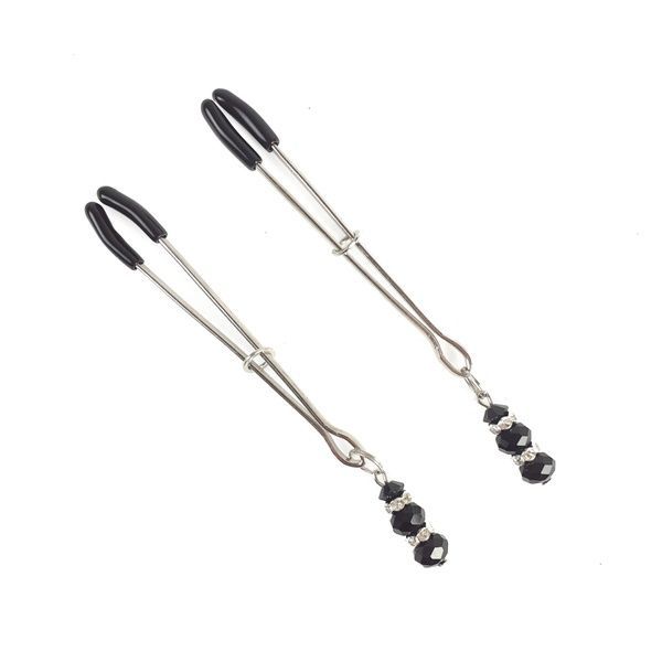 Затискачі для сосків Art of Sex - Nipple Clamps Lovely Black SO5860 фото