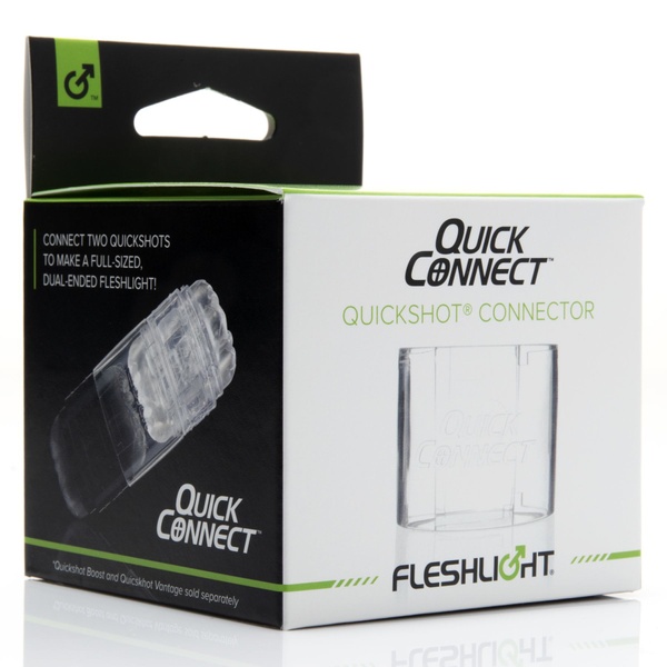 Адаптер Fleshlight Quickshot Quick Connect для з`єднання двох Квікшотов в одну іграшку F19266 фото