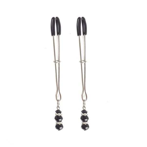 Затискачі для сосків Art of Sex - Nipple Clamps Lovely Black SO5860 фото