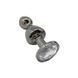 Металева анальна пробка Wooomy Lollypop Double Ball Metal Plug M, діаметр 3,1 см, довжина 9,4 см SO7414 фото 5