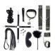 BDSM-набір Art of Sex &ndash; Spikes BDSM Set Leather, 10 предметів, чорний, натуральна шкіра SO7140 фото 7