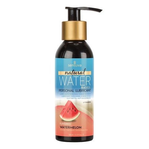 Змазка на водній основі Sensuva Natural Water-Based Watermelon (125мл) без гліцерину та парабенів SO3227 фото
