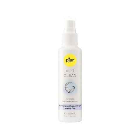 Очищувальний спрей pjur med Clean Spray 100 мл, для ніжної шкіри та іграшок, антибактеріальний PJ10440 фото