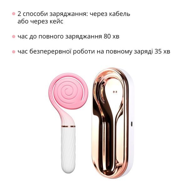 Пульсатор з вакуумною стимуляцією Otouch LOLLIPOP Pink SO9400 фото