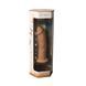 Фалоімітатор SilexD Robby Caramel (MODEL 2 size 6in), двошаровий, силікон + Silexpan, діаметр 3,5см SO5019 фото 7