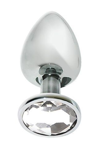 Анальна пробка з кристалом MAI Attraction Toys №74, довжина 10 см, діаметр 4 см SO4643 фото