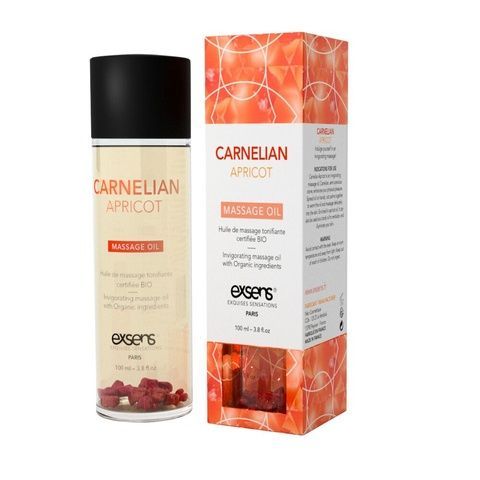 Масажна олія EXSENS Carnelian Apricot (бадьорна з сердоліком) 100мл, натуральна SO2378 фото