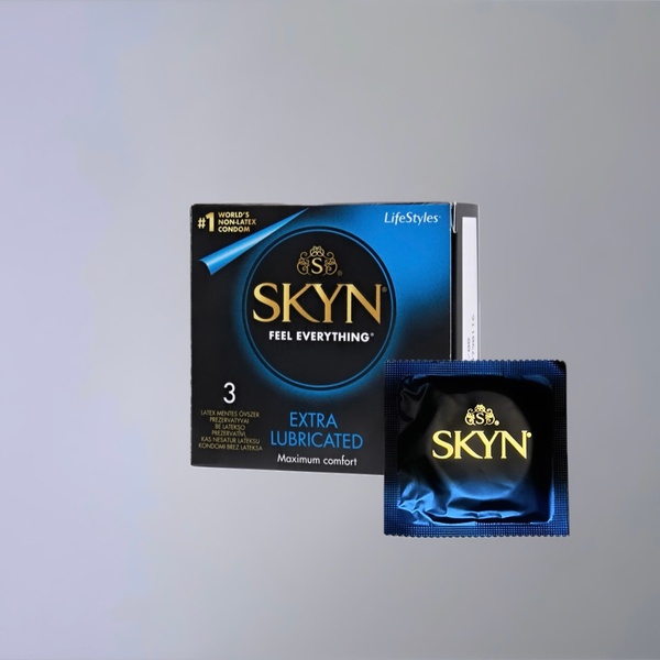 Skyn Extra Lubricated - безлатексні суперзволожені, уп. 3 шт. TM0001230 фото