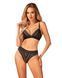 Комплект білизни Obsessive Natilya 2-pcs set XS/S, black, бюстгальтер, трусики SO7717 фото 8
