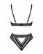 Комплект білизни Obsessive Natilya 2-pcs set XS/S, black, бюстгальтер, трусики SO7717 фото 11
