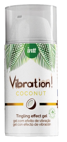 Рідкий вібратор Intt Vibration Coconut Vegan (15 мл) SO5972 фото