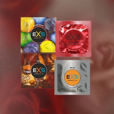 Комплект: EXS Bubblegum Flavoured - 15 шт, EXS Cola Flavoured - 15 шт, EXS Delay - 13 шт, EXS Warming - 8 шт MM2361 фото
