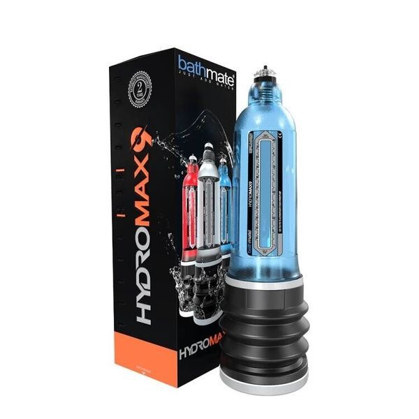 Гідропомпа Bathmate Hydromax 9 Blue, для члена довжиною від 18 до 23см, діаметр до 5,5 см HM-40-AB фото