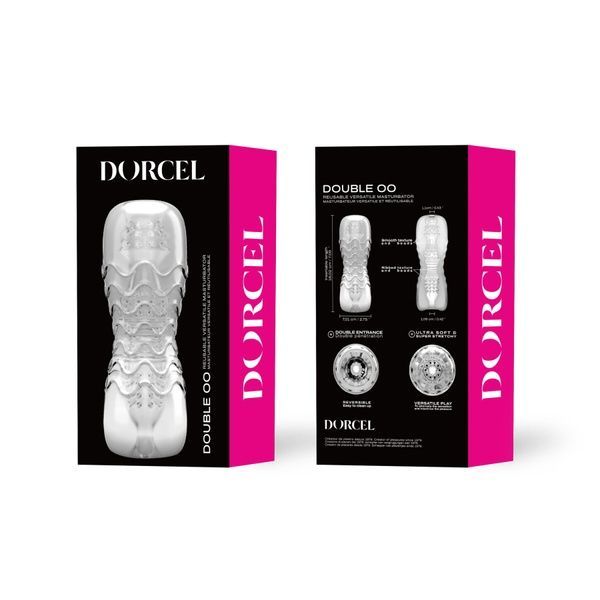 Мастурбатор Dorcel Double OO, двосторонній, два рельєфи MD0857 фото
