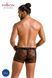 Чоловічі прозорі боксери Passion 032 SHORT JAMES L/XL Black, сітка SO7567 фото 12