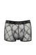 Чоловічі прозорі боксери Passion 032 SHORT JAMES L/XL Black, сітка SO7567 фото 9