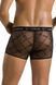 Чоловічі прозорі боксери Passion 032 SHORT JAMES L/XL Black, сітка SO7567 фото 8