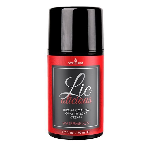 Гель для мінету Sensuva Lic-o-licious Watermelon (50 мл), оліїстий, без цукру SO3199 фото