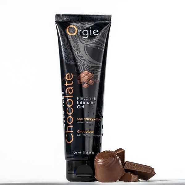 Лубрикант на водній основі Orgie Lube Tube Chocolate, 100 мл, зі смаком та ароматом шоколаду SX1512 фото