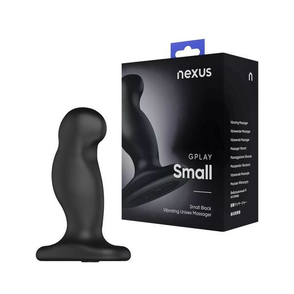 Вібромасажер простати Nexus G-Play Plus S Black, макс. діаметр 2,3 см, перезаряджуваний GPS001 фото