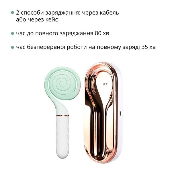 Пульсатор з вакуумною стимуляцією Otouch LOLLIPOP Teal SO9427 фото
