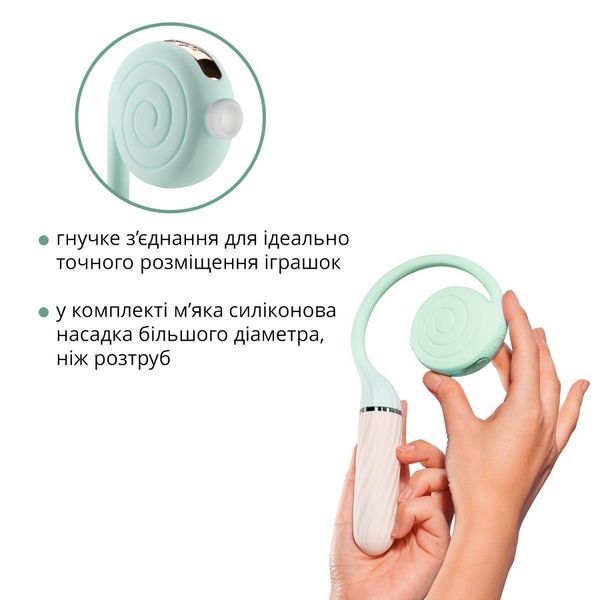 Пульсатор з вакуумною стимуляцією Otouch LOLLIPOP Teal SO9427 фото