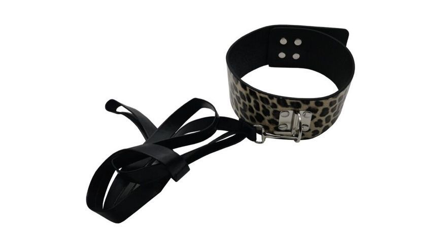 Набір MAI BDSM STARTER KIT N&ordm; 75 Leopard: батіг, кляп, наручники, маска, нашийник, мотузка, затискач SO6581 фото
