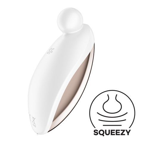 Вібратор для зовнішньої стимуляції Satisfyer Spot On 2 White, дуже потужний, гнучкий відросток SX0578 фото