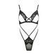 Боді монокіні з відкритими грудьми Passion DIABOLINA BODY XXL/XXXL, black PS25803 фото 8