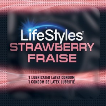 LifeStyles Strawberry - кольорові, ароматизовані MU0070 фото