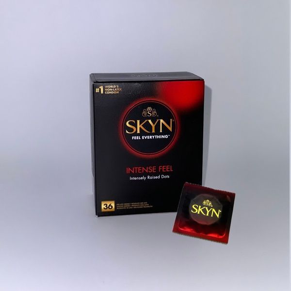 Skyn Intense feel - безлатексні, ребристі, уп. 36шт. MM27020 фото