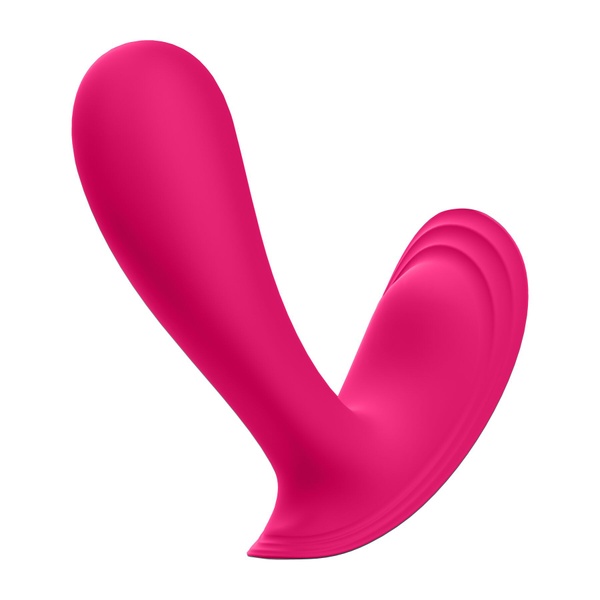 Смарт-вібратор у трусики Satisfyer Top Secret Pink вагінально-кліторальний, 2 мотори SO7790 фото