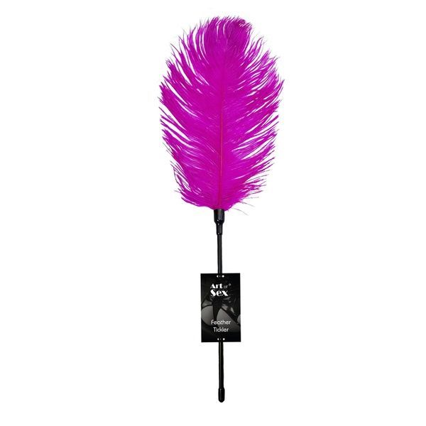 Лоскітка зі страусиним пером Art of Sex &ndash; Feather Tickler, темно-рожева SO7013 фото